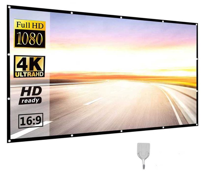 Ekran projektora 120 cali składany