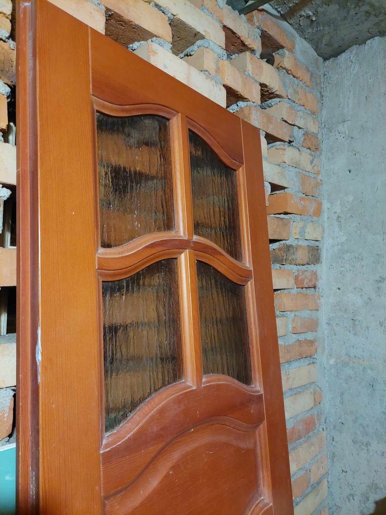 Drzwi drewniane ciężkie