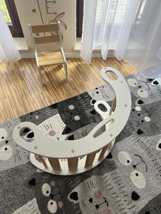 Zesraw Bujak Montessori + blat / stolik + kszeselko 3w1