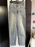 jeansy baggy mom fit spodnie jeansowe z wysokim stanem h&m 34