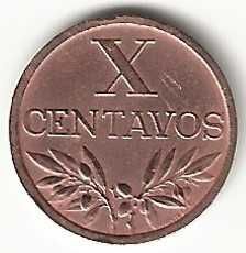 X Centavos de 1967, Republica Portuguesa