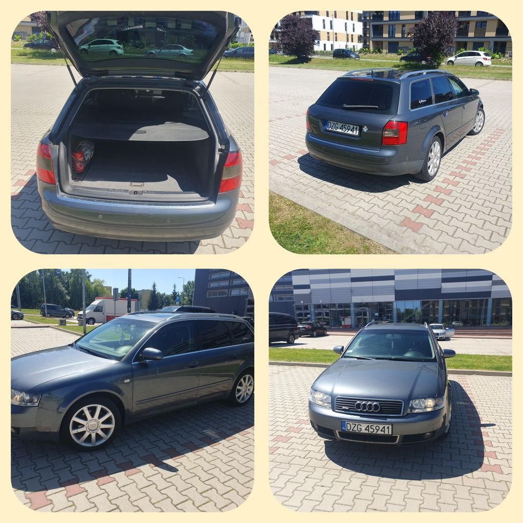 Audi a4 b6 a4b6 s-line Alu lato-zima,klima,1.9 tdi 96kW,rozrząd,navi