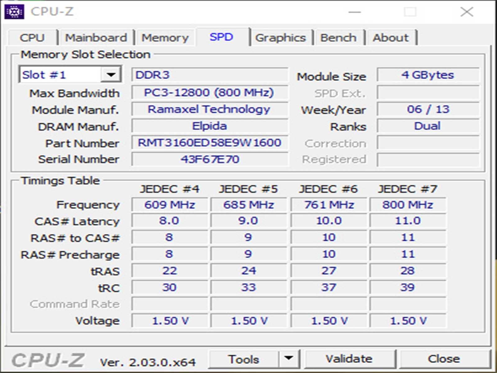 DDR3 4GB RamAxeL 12800
