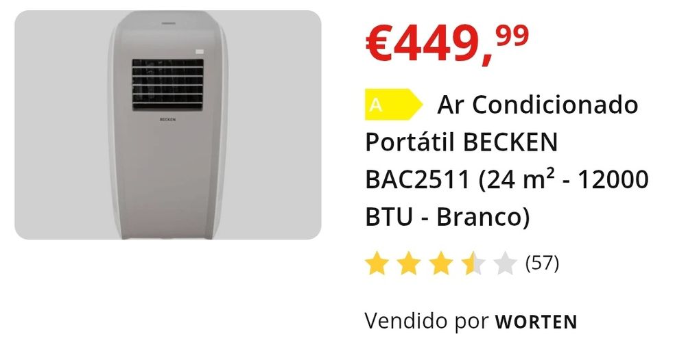 2 Ar condicionado AC portátil becken