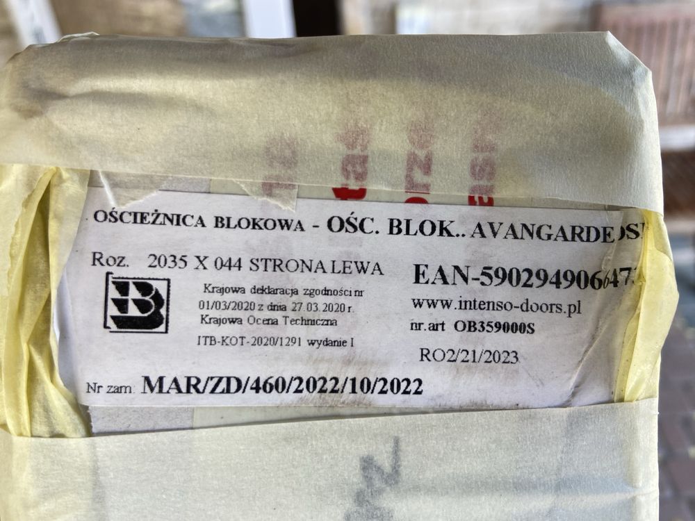 Drzwi wewnętrzne Intenso Marsylia W5 80 lewe