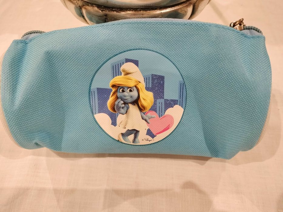 Estojo escolar dos Smurfs - Smurfina