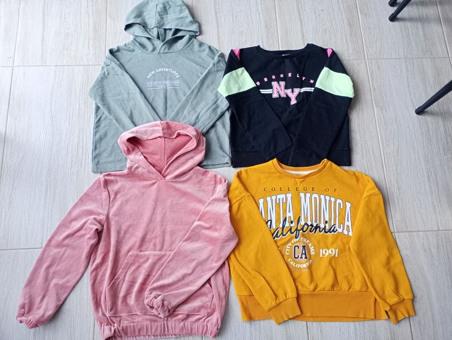 Bluza dresowa dla dziewczynki 134-140/146