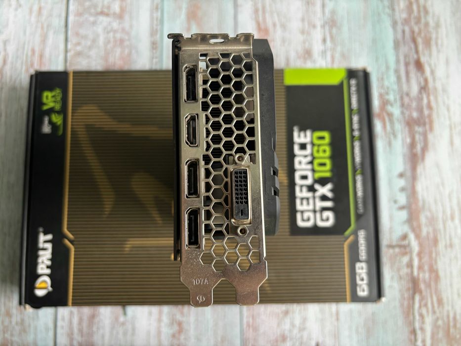 Відеокарта GeForce Palit JetStream GTX 1060 6Gb, видеокарта 1060 GDDR5