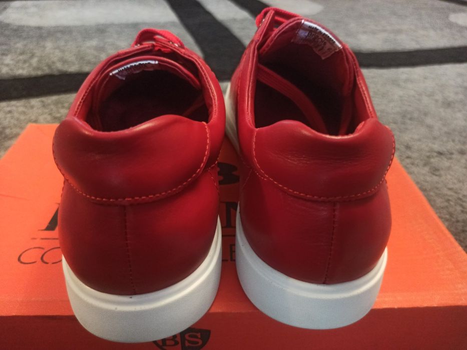 Чоловічі шкіряні кеди 45