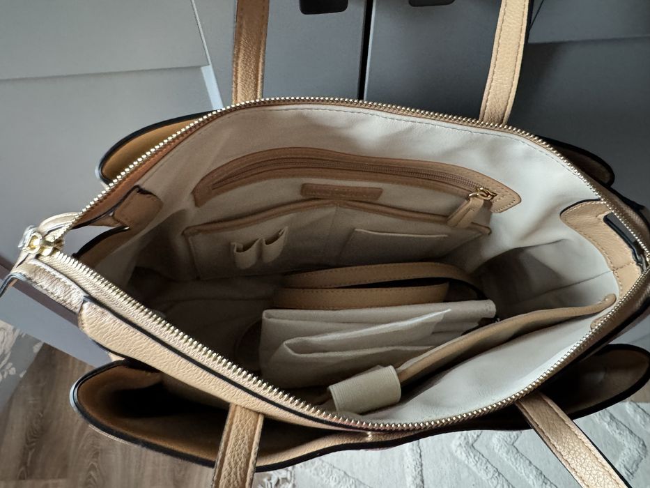 Cudowna torebka Valentino! Okazja! Beż! Tanio! Piekna i praktyczna!