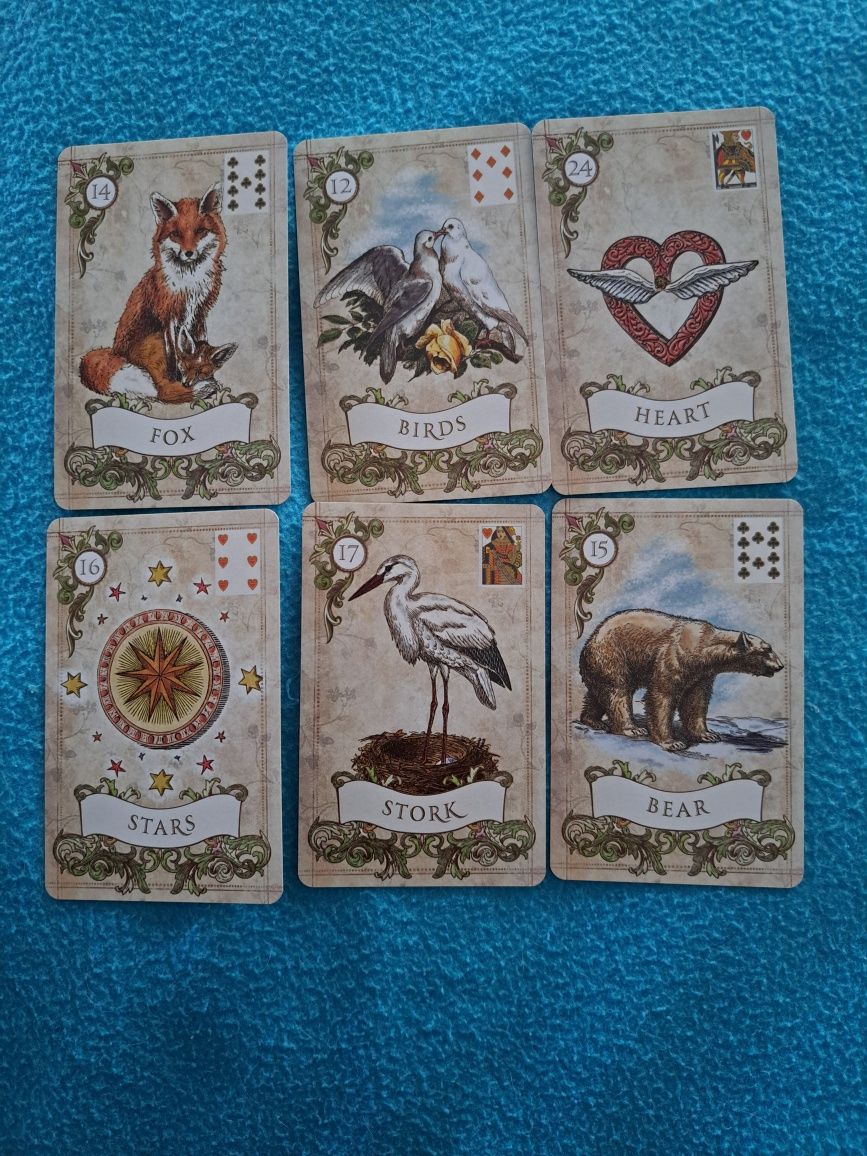 Baralho Old Style Lenormand, 36 belas cartas, novas