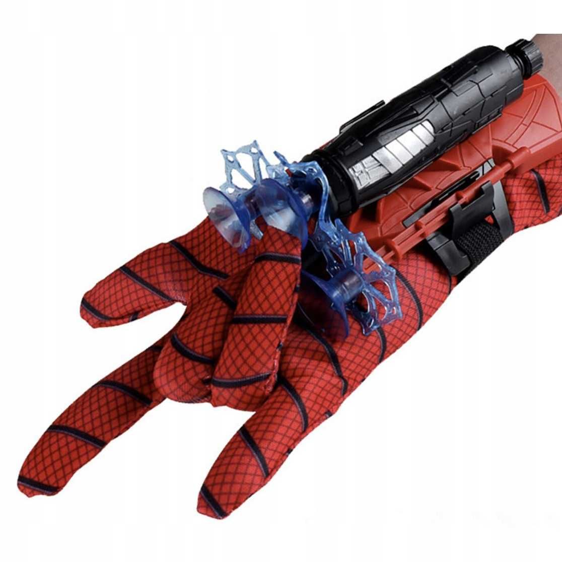 Rękawica z Wyrzutnią SPIDERMAN Rękawiczka Pistolet + Strzałki