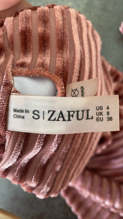 Bikini Zaful de veludo tamanho S