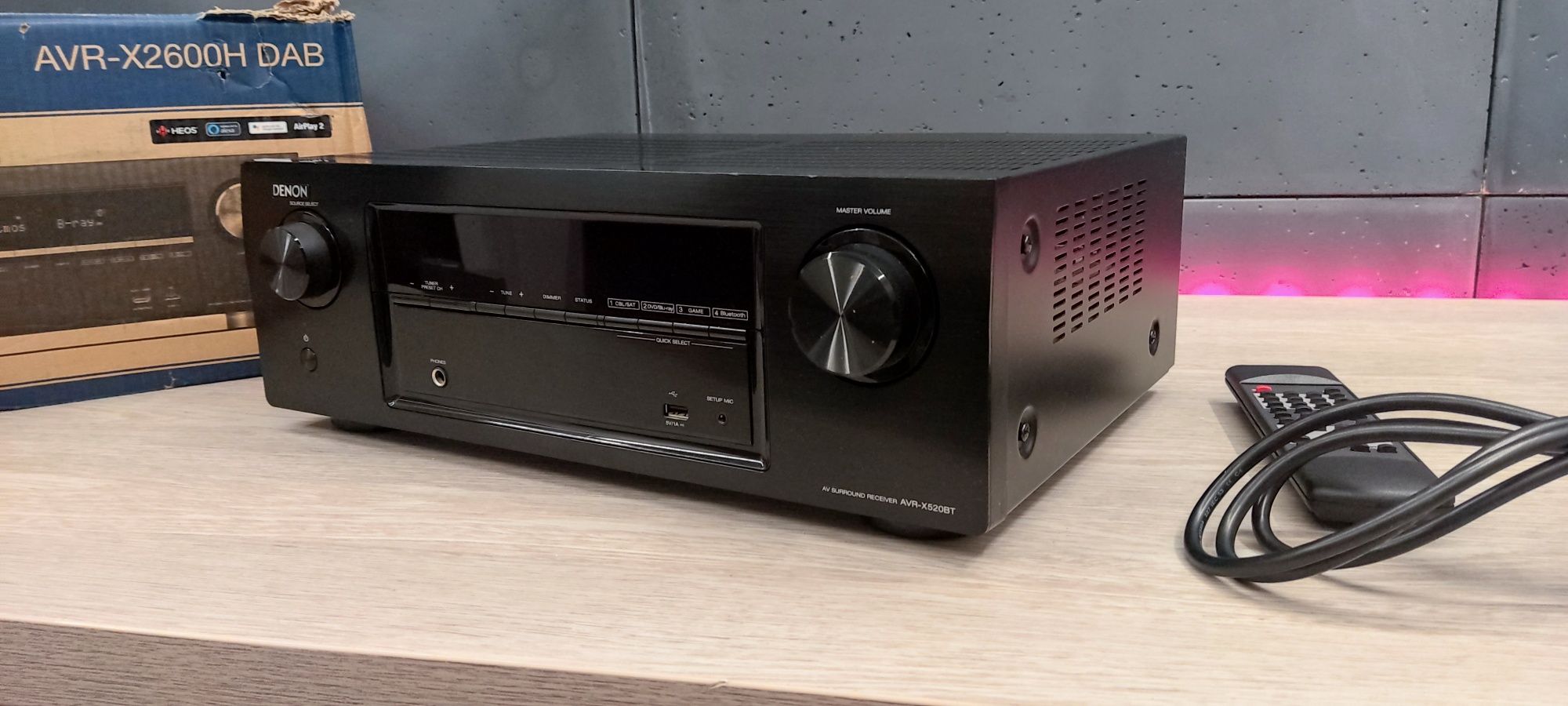 Denon Avr-520bt amplituner 5.2 bluetooth HDMI arc