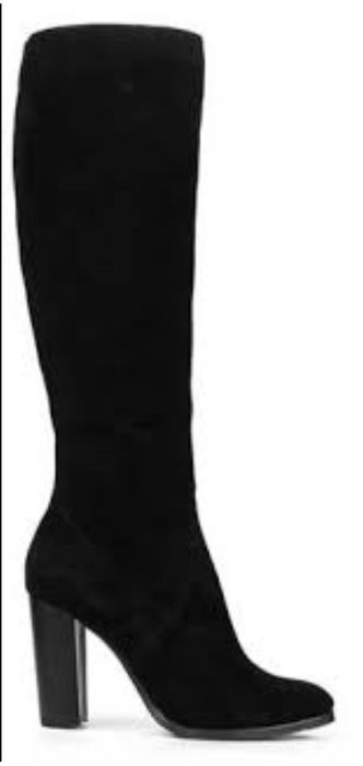 Сапоги сапожки замшеві демісезонні