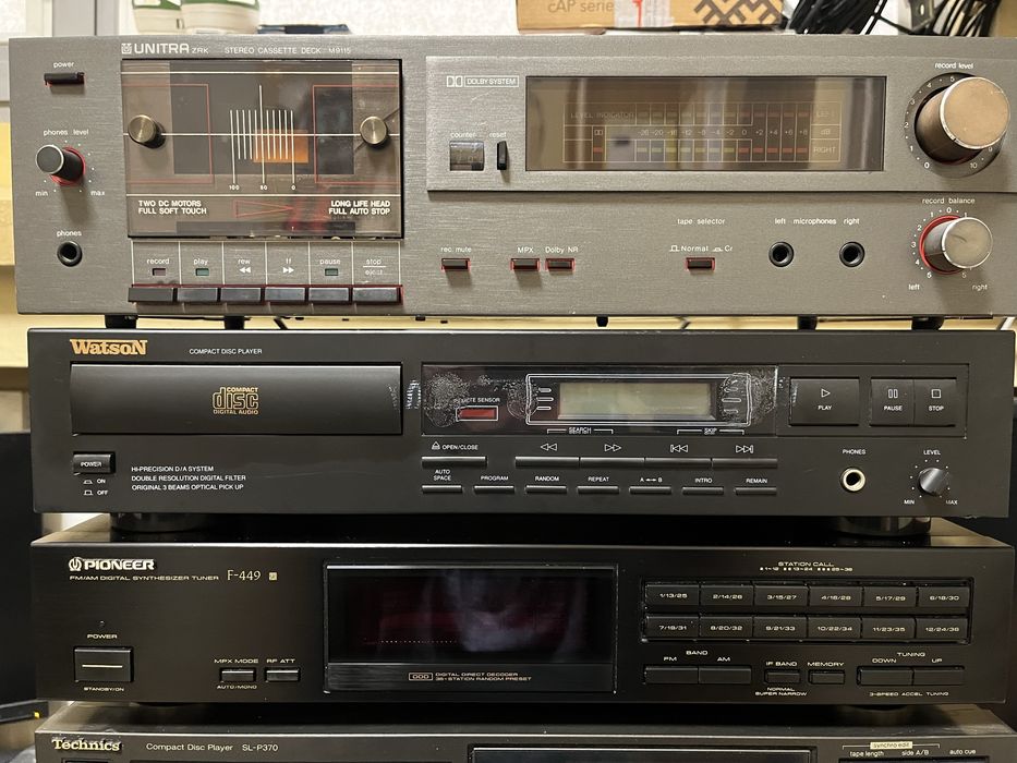 Yamaha Technics Pioneer Unitra ZRK Watson - Amplitunery CD Magnetofon