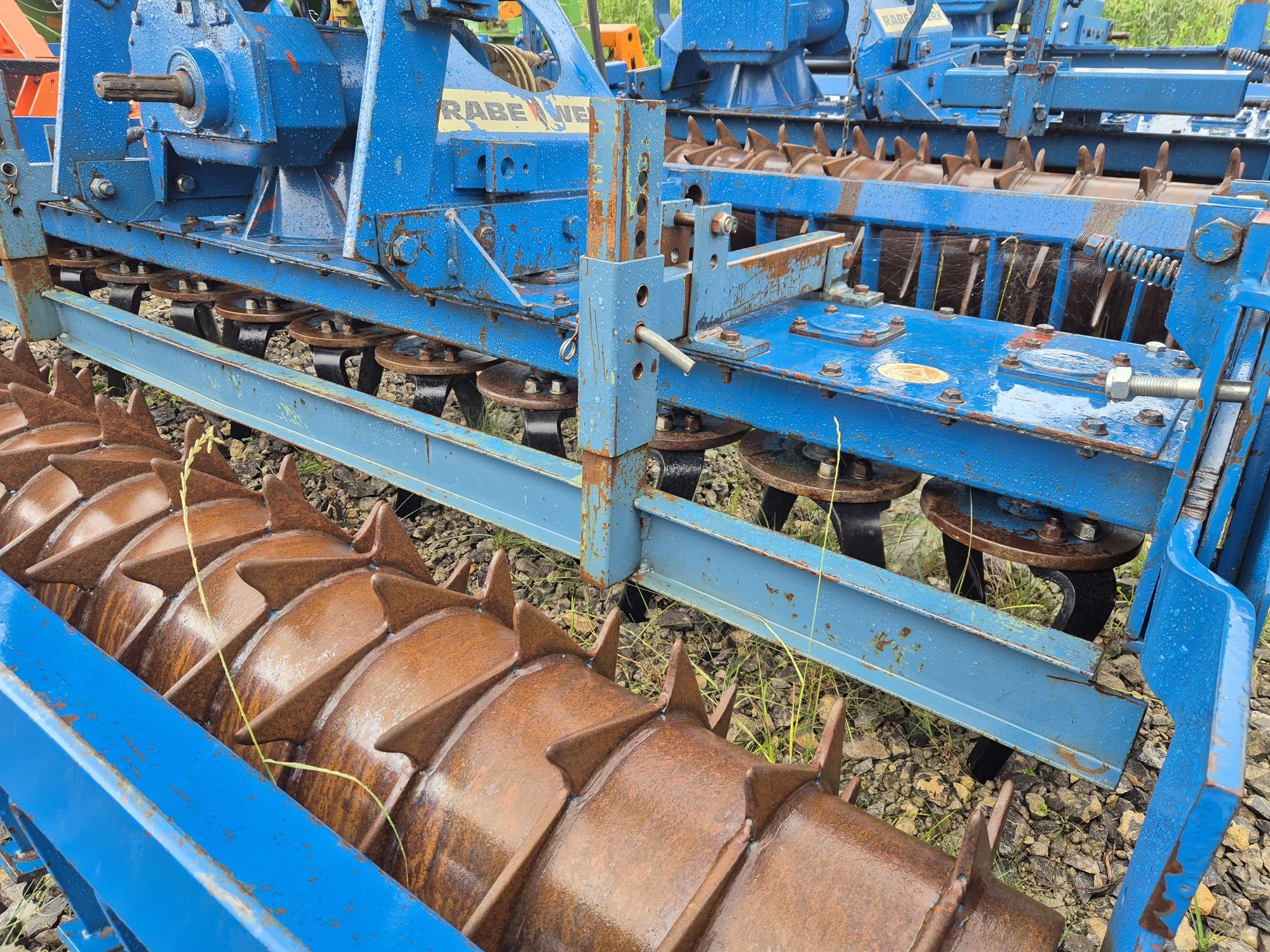 Rabe Werk MKE 2.5m brona wirowa import,  nowe Zęby , Włóka kuhn