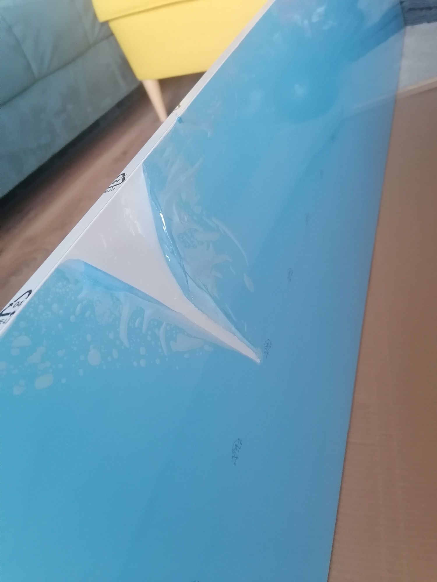 Panel maskujący do kuchni z Ikea/ deska wysoki połysk 240cm x 39cm
