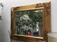Espelho talha dourada