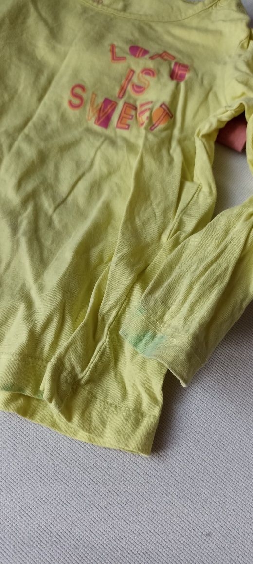 Koszulka z długim rękawem 86-92 lupilu 2szt