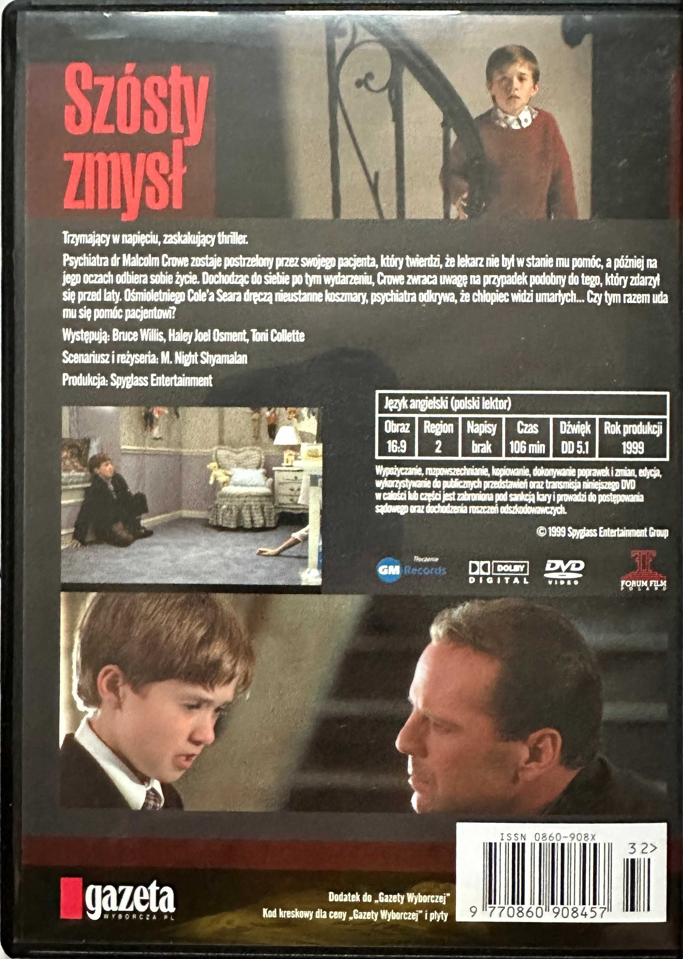 Szósty Zmysł, Bruce Willis, Haley Joel