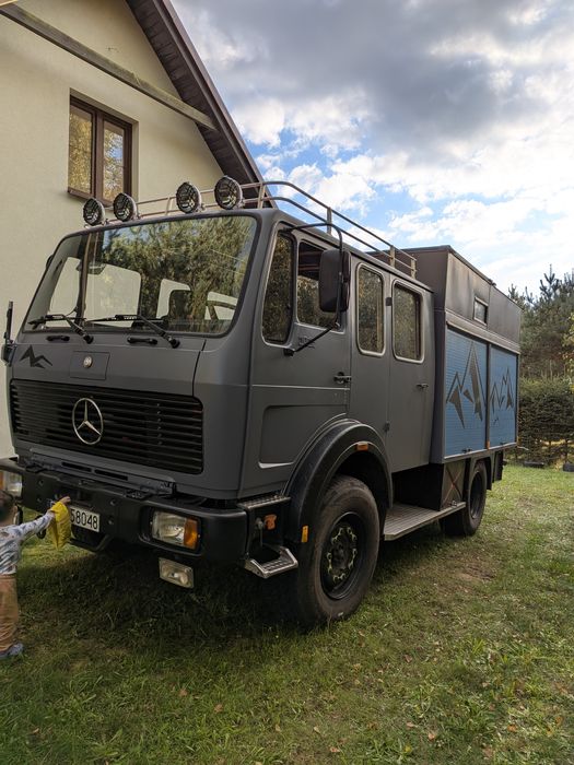 Mercedes 1019 4x4 kamper Niski Przebieg / Vanlife / cieżarówka wyprawo