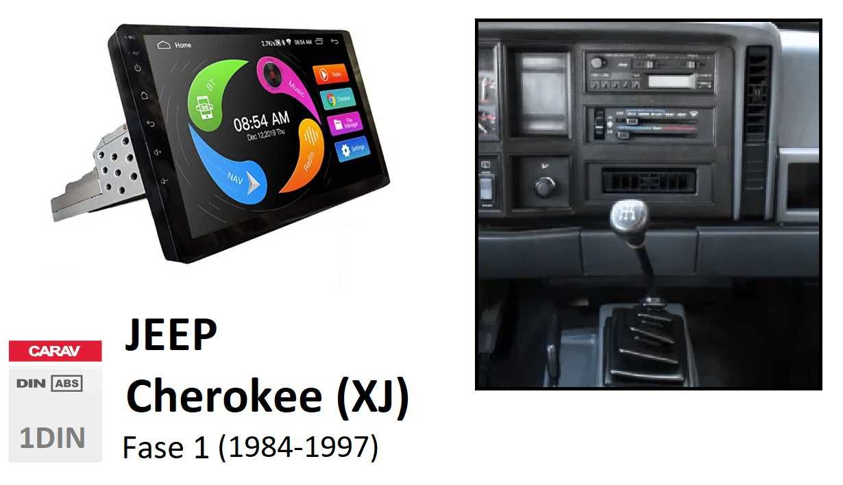 (NOVO) Rádio 2DIN • Jeep CHEROKEE • (XJ) (KJ) (KL) • Android GPS