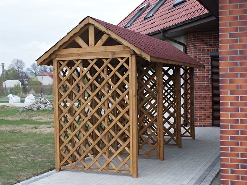Drewutnia ZOSIA dach dwuspadowy 1,5x4,5 PRODUCENT A1