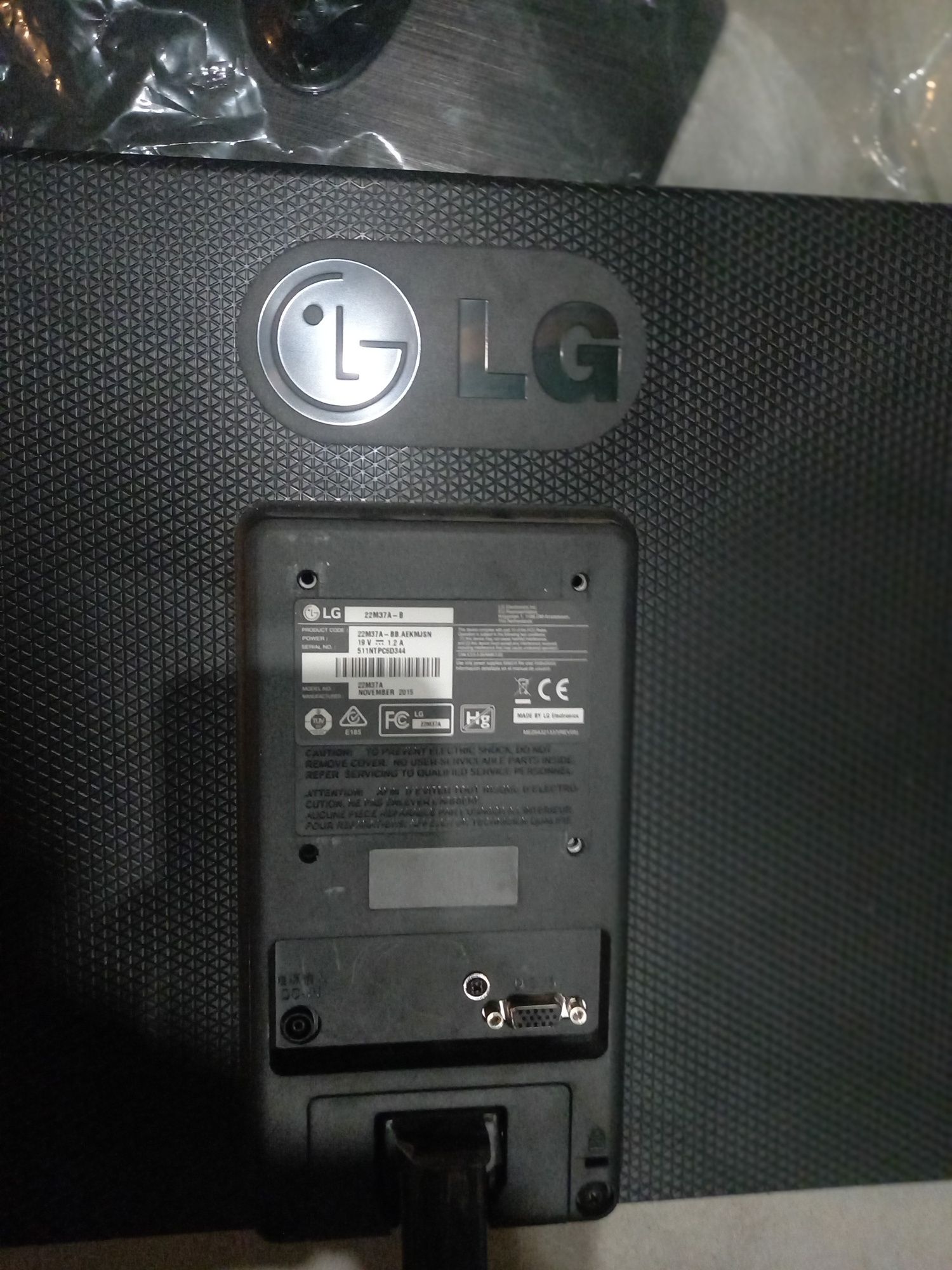 Monitor LG 22 cale