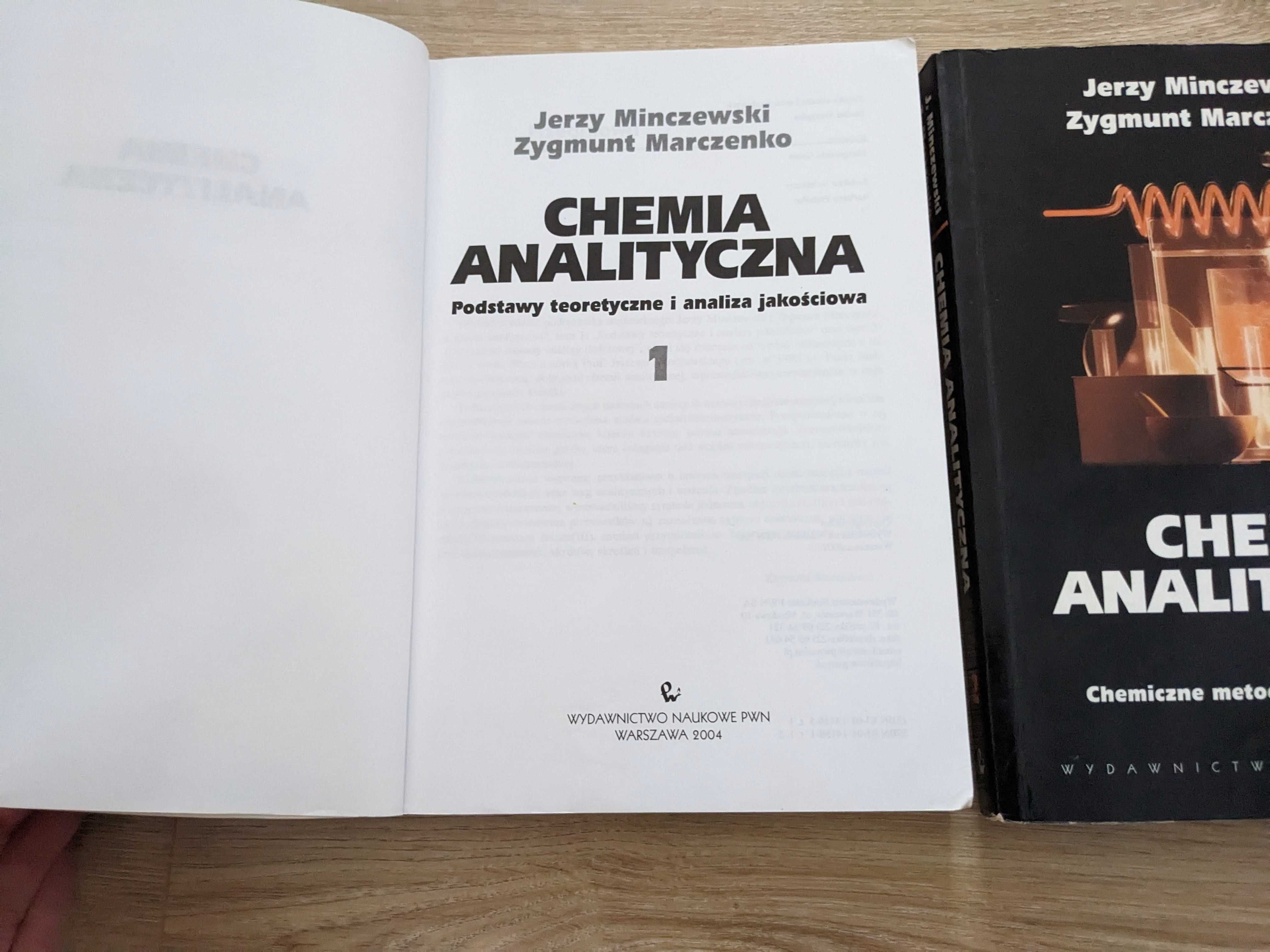 Chemia analityczna tom 1 i 2 Jerzy Minczewski Zygmunt Marczenko