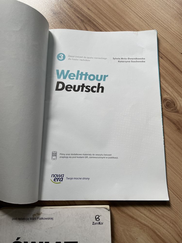 Podręcznik i ćwiczenia Welttour Deutsch 3