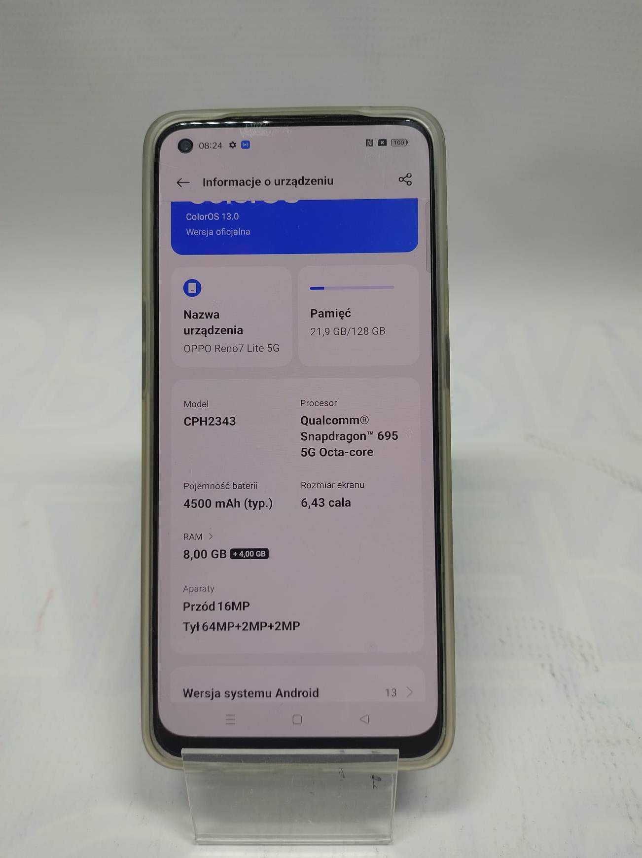 Telefon Oppo Reno 7 lite, Lombard Krosno Betleja