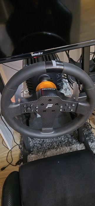 Fanatec dd com pedais csl elite v2 e volante gt3