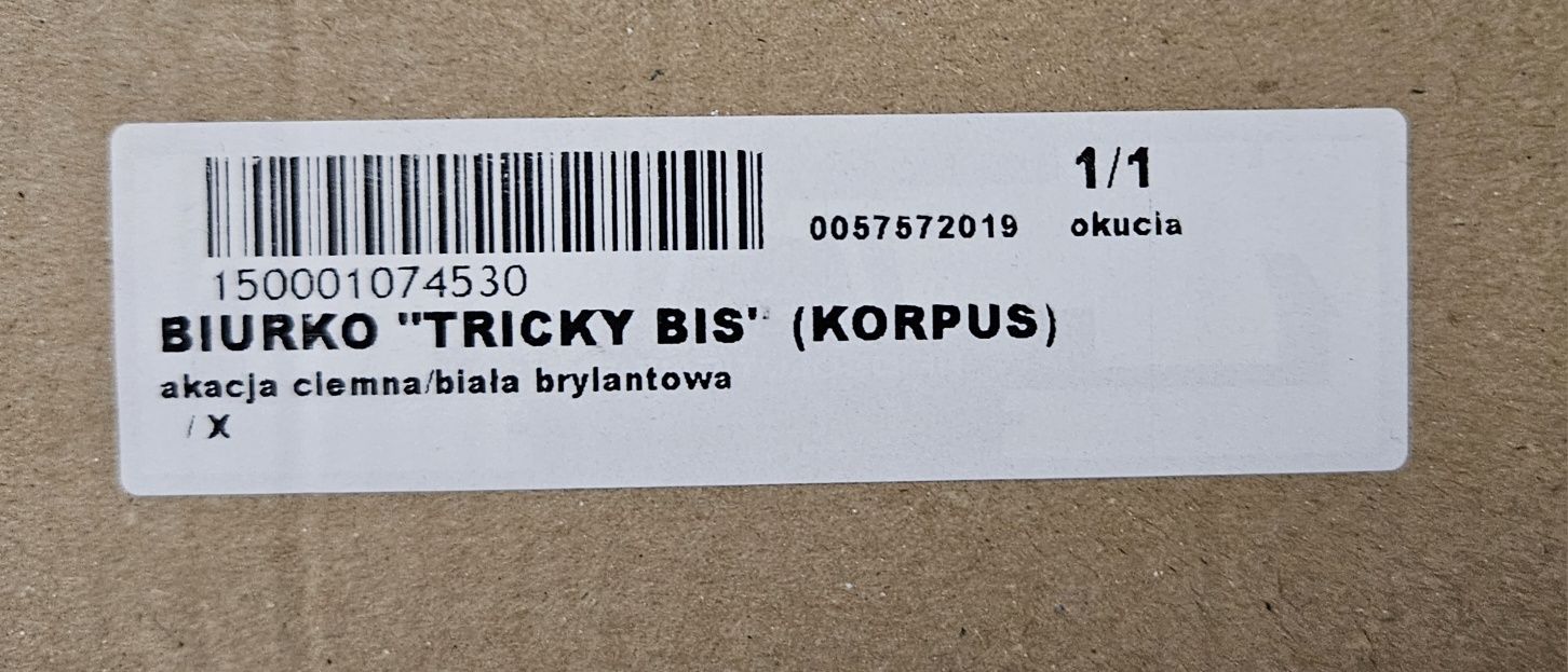 Nowe biurko młodzieżowe Tricky Bis