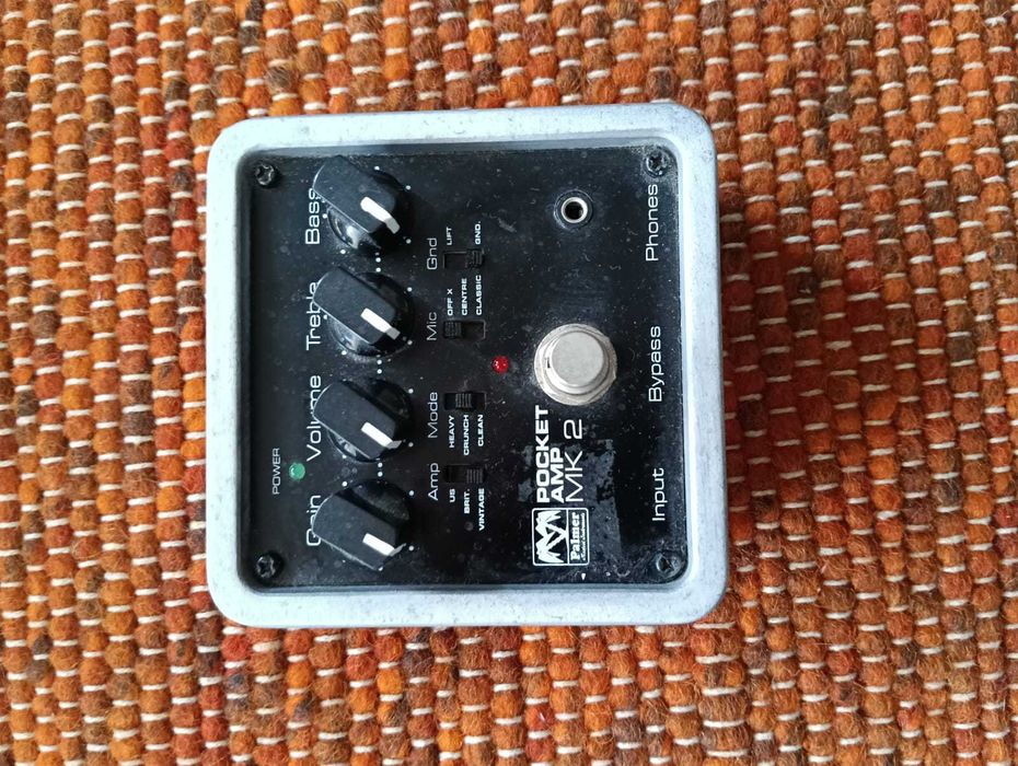 Palmer Pocket Amp MK2 – Pré-Amp de Guitarra Portátil (Como Novo)