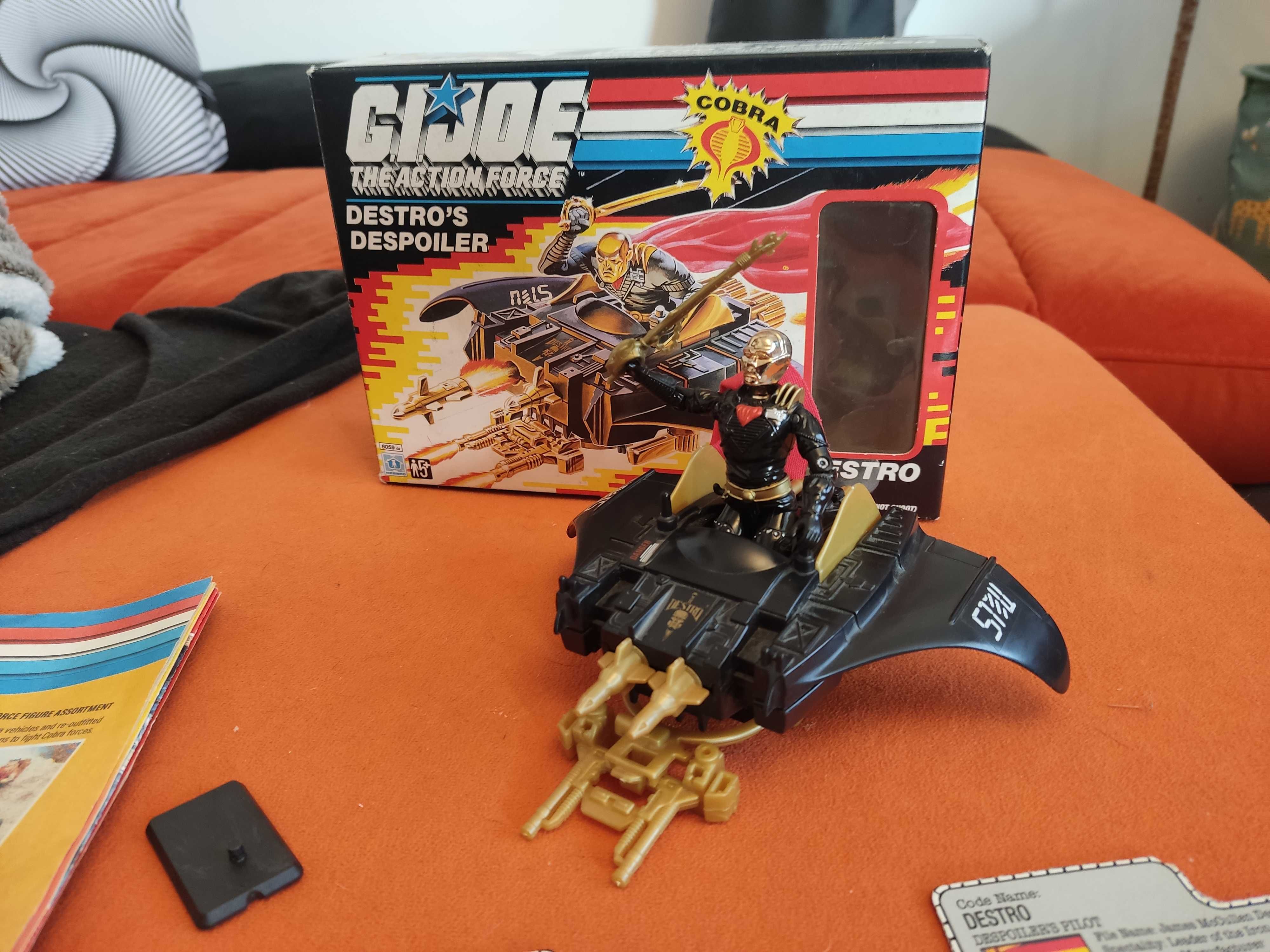 G. I. Joe GI Joe Destro Despoiler 100% kompletny,idealny stan. Lata 90