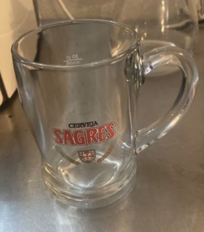 caneca de cerveja Sagres antiga