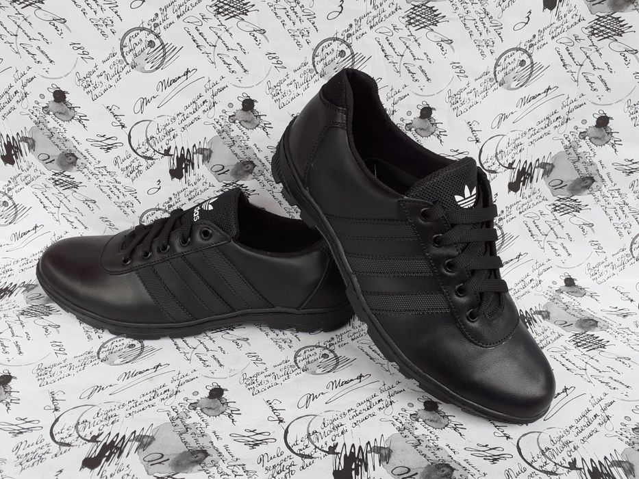 Adidas 5 чоловічі шкіряні прошиті кросівки кроссовки красовки