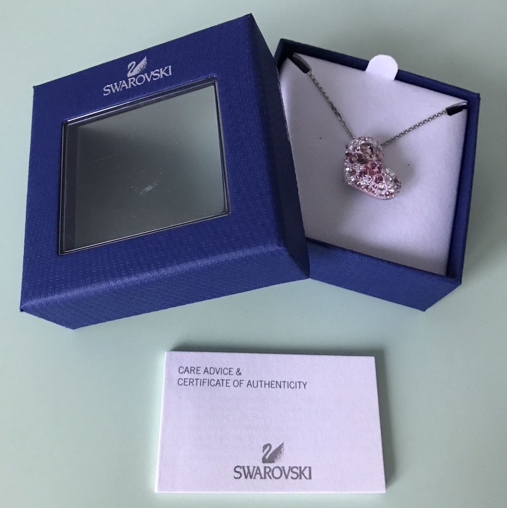 Swarovski Alana Heart Pendant naszyjnik wisiorek serce kryształy