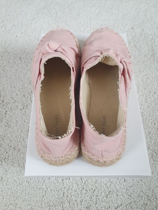 Różowe espadryle 38