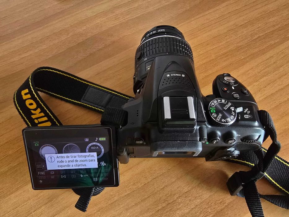 Nikon D5300, Objetivas e Mochila – Kit completo e em excelente estado!