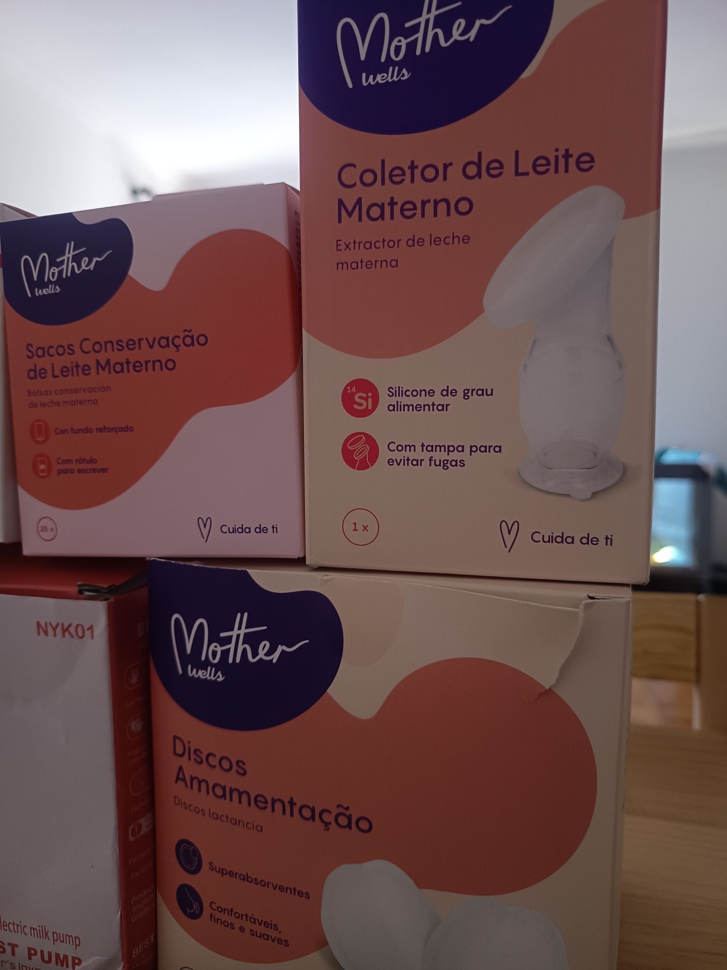 Kit de amamentação