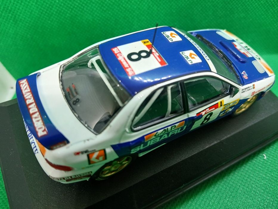 Miniaturas 1/43 Mitsubishi e Subaru Rui Madeira Rally  de Portugal