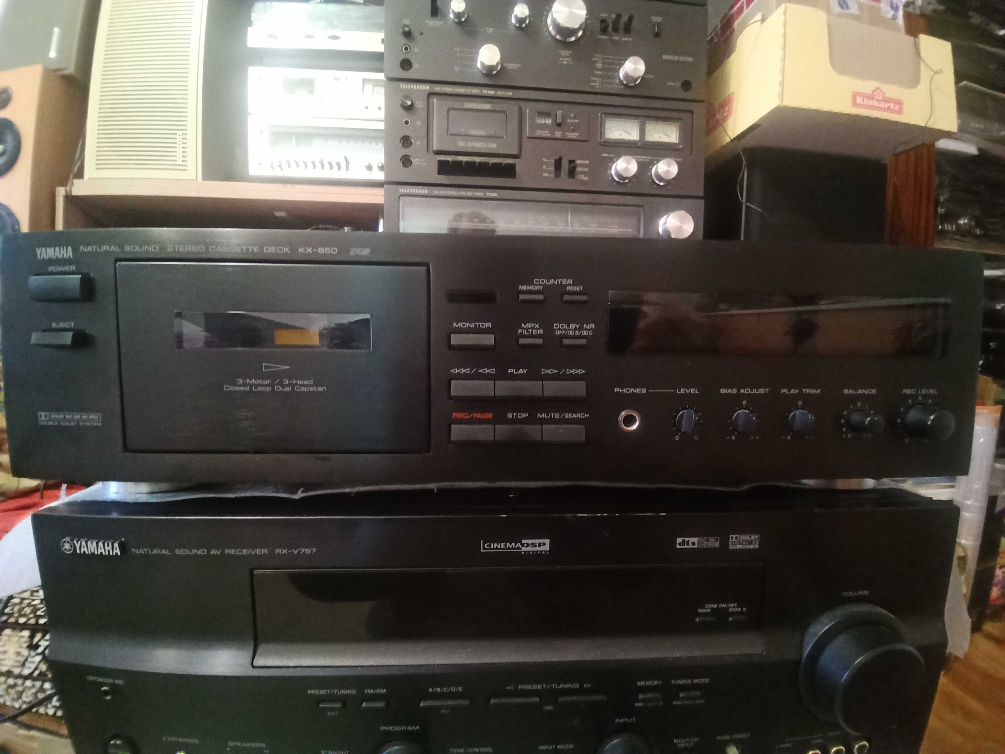 касетна дека Yamaha KX-650RS Made in Japan.