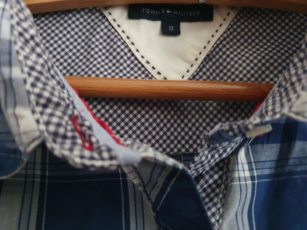 Koszula w kratę marki Tommy Hilfiger (L/40)