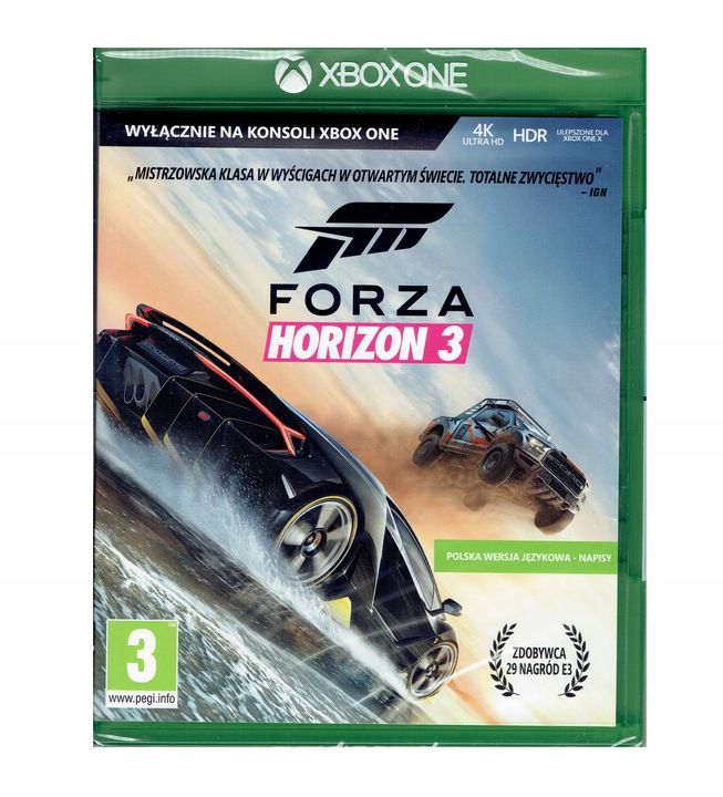 XboxOne Forza Horizon 3 III i Gratis Nowa PL
