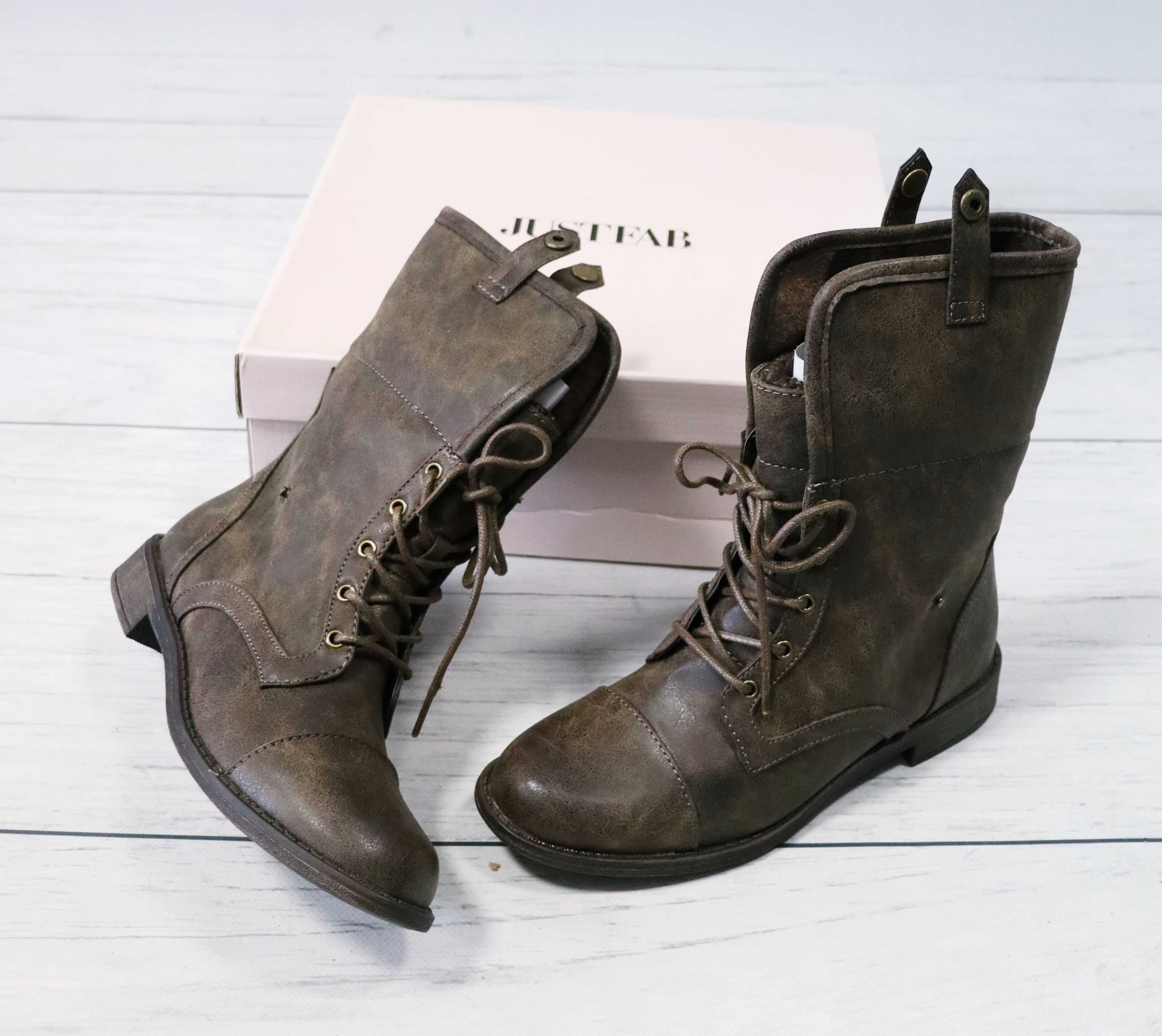 Nowe botki JustFab 'Elenora' r. 37,5