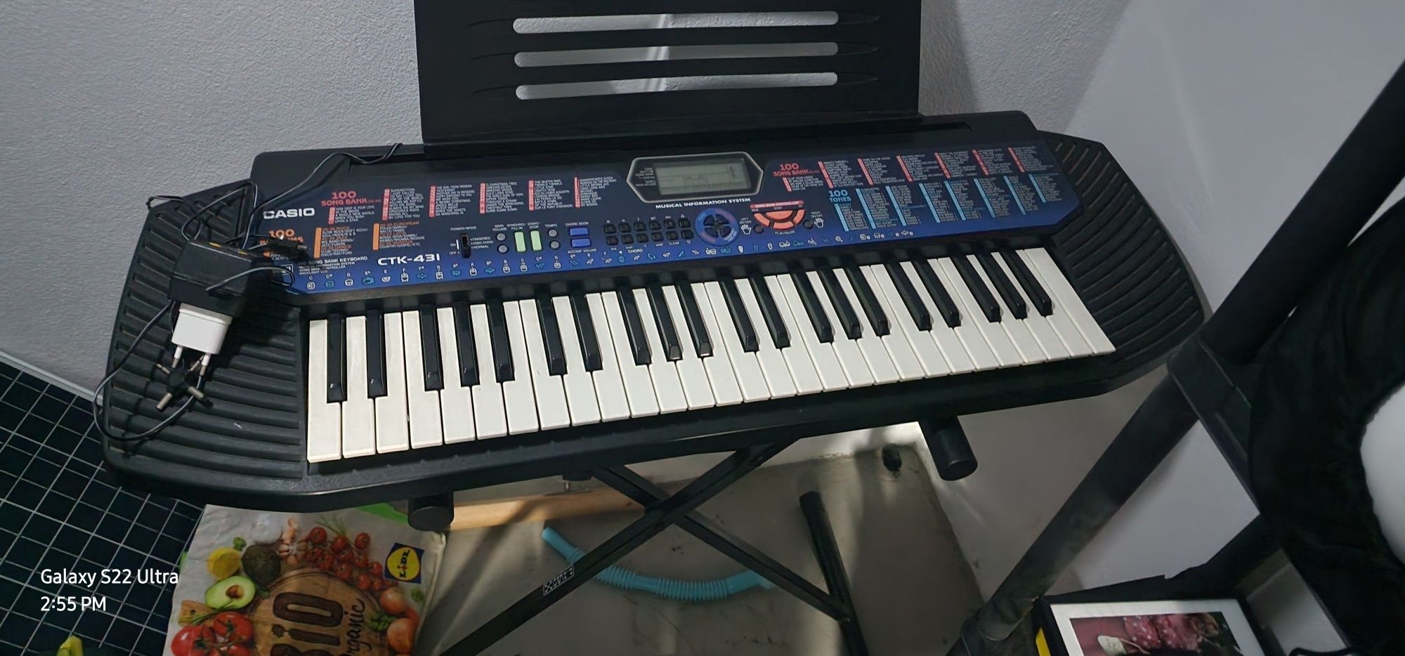 Órgão da casio como novo