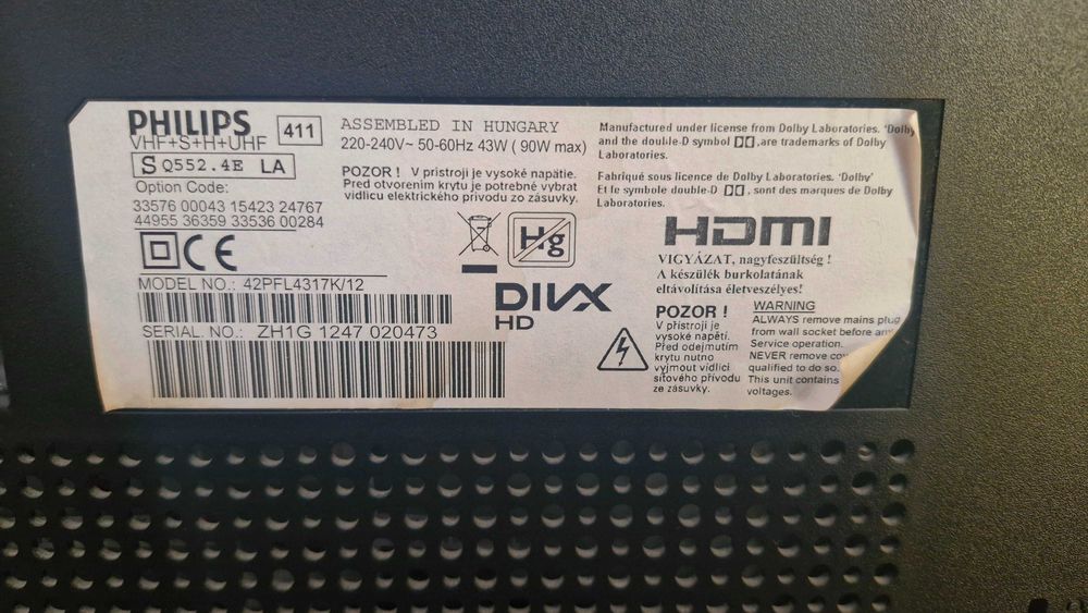 Телевізор "42" Philips 42PFL4317K/12