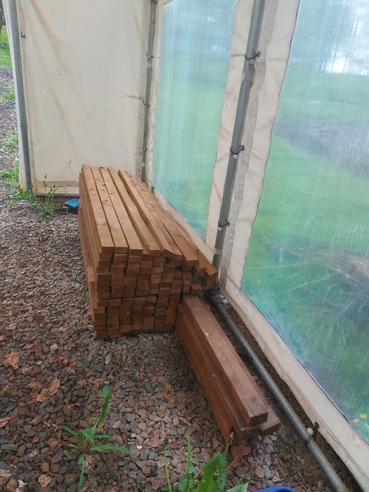 Sztachety nowe pomalowane